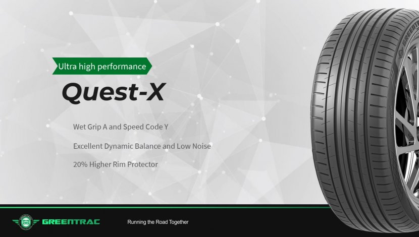 Einführung der Greentrac Quest x Super Wet Grip A Level UHP -Reifen